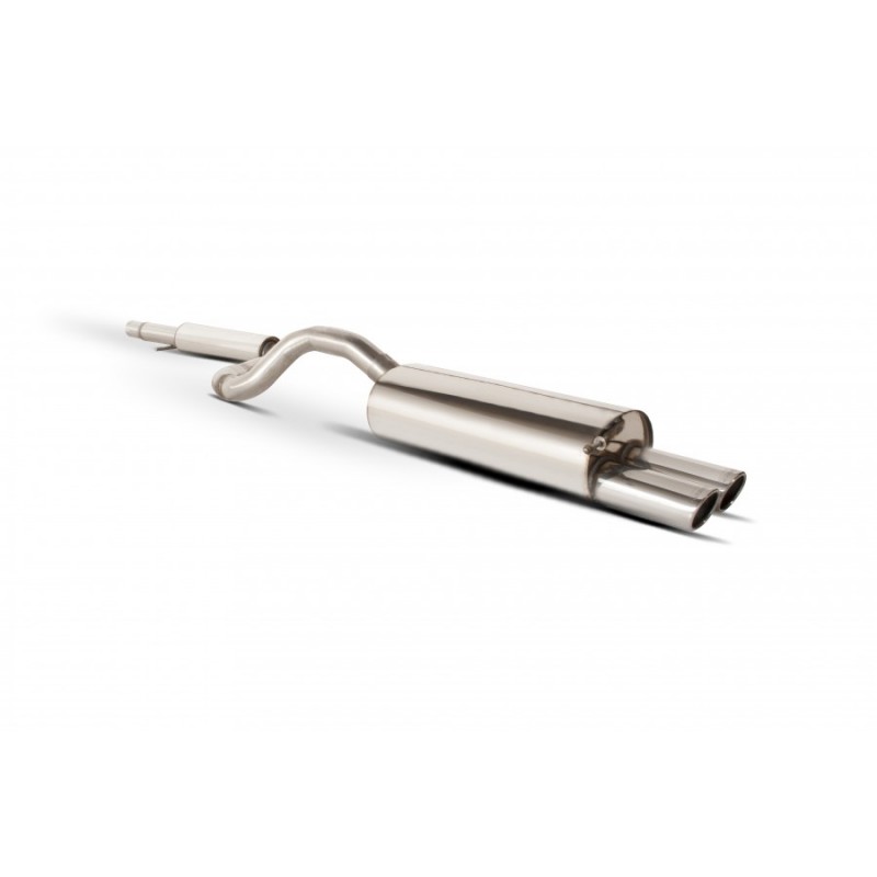 Línea de escape Cat-Back acero Inox Volkswagen Golf 4 (MK4) 1.6 i 8s 102cv 1997 - 2004 Scorpion