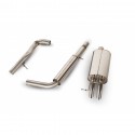 Línea de escape Cat-Back Scorpion Volkswagen Golf 4 (MK4) 1.6 i 8s 102cv 1997 - 2004 acero Inox