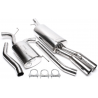 Línea de escape Cat-Back Ta-technix en Inox Audi A6 (Typ B4-C5) 2.5 TDi (115Kw/155cv) 1997 - 2005