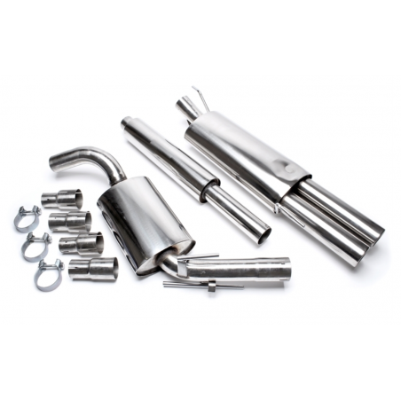Linea de escape deportivo acero inox catback Volkswagen Golf III MK3 (Typ 1H) 1.8 i 90cv 1991 - 1997