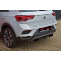 Escape trasero deportivo en Inox Volkswagen T-Roc 2.0l TSI 190cv 4 motion 2017 - 2018