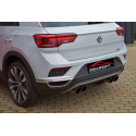 Escape trasero deportivo en Inox Volkswagen T-Roc 4 Motion 2.0l TSI (140Kw/190C) 2017 - 2021