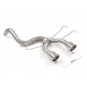 Tramo trasero con salidas redondas centrales INOX Abarth 500/595 (typ312) 1.4 TJET (140CV/103kW) 2012 - 2015