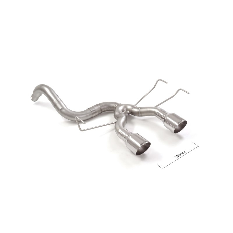 Tramo trasero con salidas redondas centrales INOX Abarth 500/595 (typ312) 1.4 TJET (140CV/103kW) 2012 - 2015