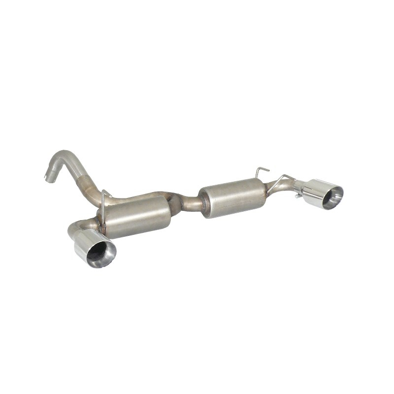 Silencioso trasero en acero inox Abarth 500/595 (typ 312) 1.4TJET (180CV/132kW) 2013 - 2015