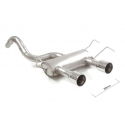 Silencioso trasero con salidas redondas INOX Abarth 500/595 (typ 312) 1.4TJET (180CV/132kW) 2013 - 2015
