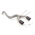 Tramo trasero con salidas redondas en acero inox Abarth 500/595 (typ 312) 1.4TJET (180CV/132kW) 2013 - 2015