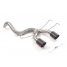 Tramo trasero con salidas redondas en acero inox Abarth 500/595 (typ 312) 1.4TJET (180CV/132kW) 2013 - 2015