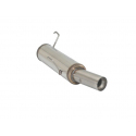 Silencioso trasero grupo N en acero inox Peugeot 206 1.1 (40kW/54CV) 2000 - 2009