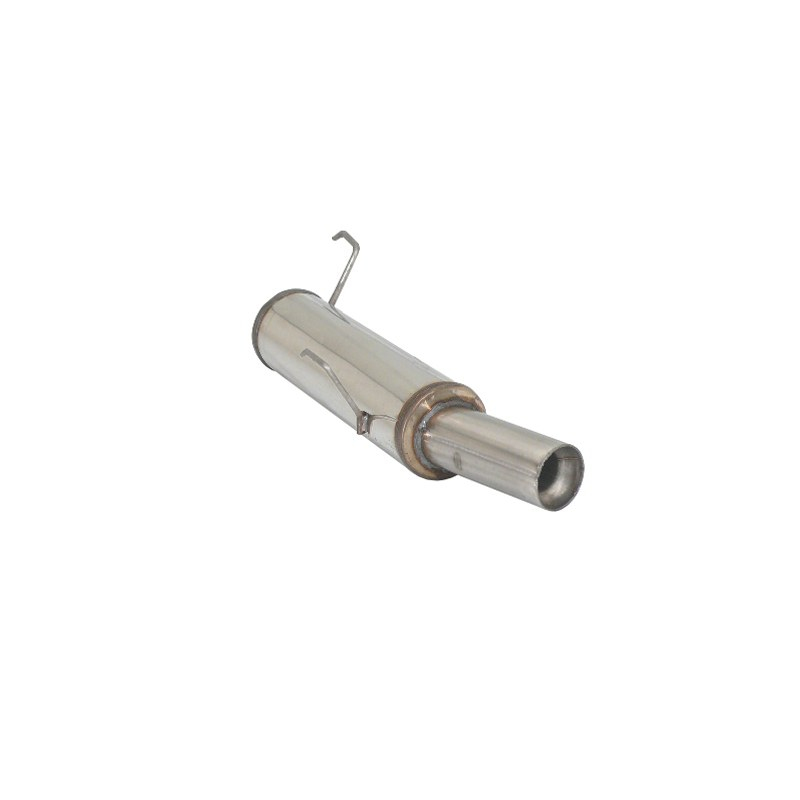 Silencioso trasero grupo N en acero inox Peugeot 206 1.1 (40kW/54CV) 2000 - 2009