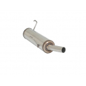 Silencioso trasero en acero inox Peugeot 206 1.1 (40kW/54CV) 2000 - 2009