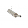 Silencioso trasero en acero inox Peugeot 206 1.1 (40kW/54CV) 2000 - 2009