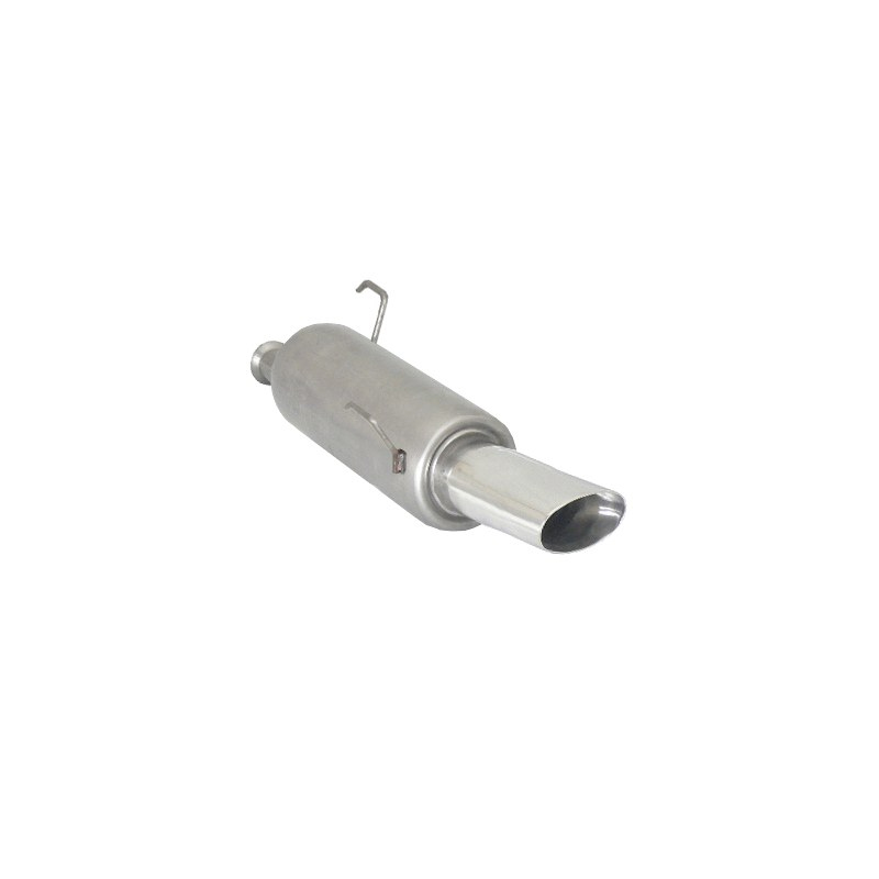 Escape trasero en acero inox Peugeot 206 1.1 (40kW/54CV) 2000 - 2009