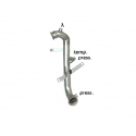 Tramo supresor catalizador + FAP en acero inox Peugeot 207 1.6 HDi (82kW/112CV) 2010 - 2012