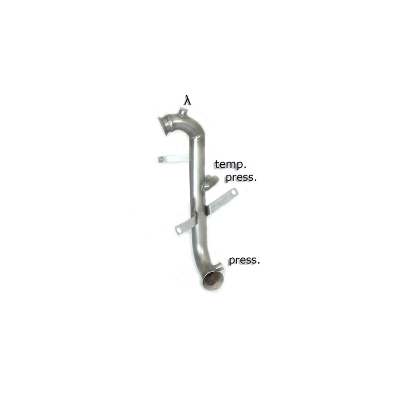 Tramo supresor catalizador + FAP en acero inox Peugeot 207 1.6 HDi (82kW/112CV) 2010 - 2012