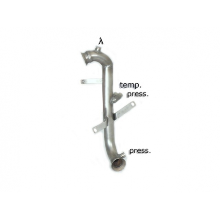 Tramo supresor catalizador + FAP en acero inox Peugeot 207 1.6 HDi (82kW/112CV) 2010 - 2012