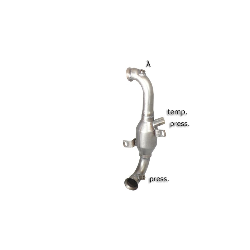 Catalizador + Tubo supresor FAP en acero inox Peugeot 207 1.6 HDi (82kW/112CV) 2010 - 2012