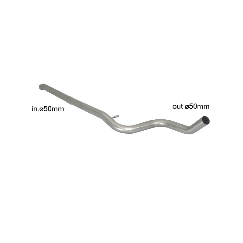 Tramo intermedio en acero inox Peugeot 207 1.6 16V THP GTi (128kW/175CV) 2007 - 2012