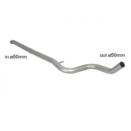 Tramo intermedio en acero inox Peugeot 207 1.6 16V THP GTi (128kW/175CV) 2007 - 2012