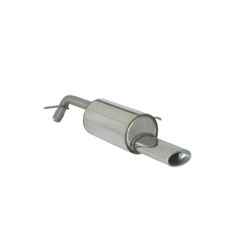 Silencioso trasero en acero inox Peugeot 207 CC 1.6 16V THP (110kW/150CV)