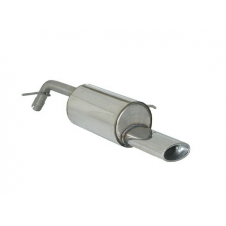 Silencioso trasero en acero inox Peugeot 207 CC 1.6 16V THP (110kW/150CV)
