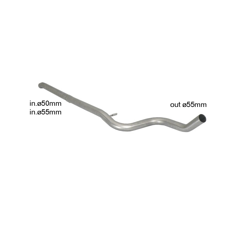 Tramo intermedio grupo N en acero inox Peugeot 208 XY 1.6 16V THP (115kW/156CV) 2012 - Hoy