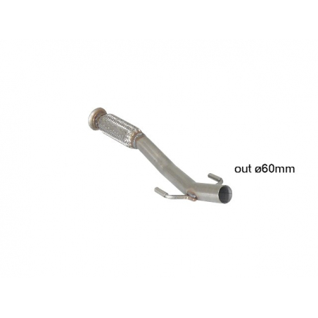 Tramo delantero con flexible en acero inox Peugeot 208 1.6 GTi (147kW/200CV) 2013 - 2015