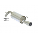 Silencioso trasero en acero inox Peugeot 208 1.6 GTi (147kW/200CV) 2013 - 2015