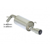 Silencioso trasero en acero inox Peugeot 208 1.6 GTi (147kW/200CV) 2013 - 2015