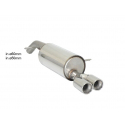 Escape trasero en acero inox Peugeot 208 1.6 GTi (147kW/200CV) 2013 - 2015