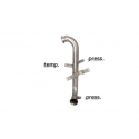 Tramo supresor catalizador+ FAP en acero inox Peugeot 307 1.6 HDi (66kW/90CV) 2007 - 2011