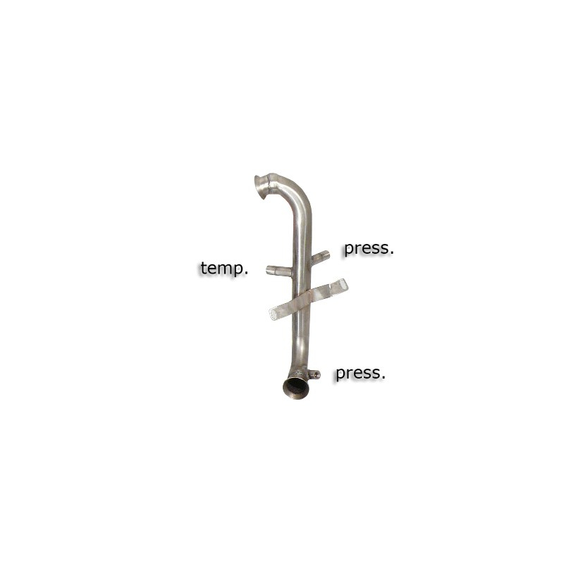 Tramo supresor catalizador+ FAP en acero inox Peugeot 307 1.6 HDi (66kW/90CV) 2007 - 2011