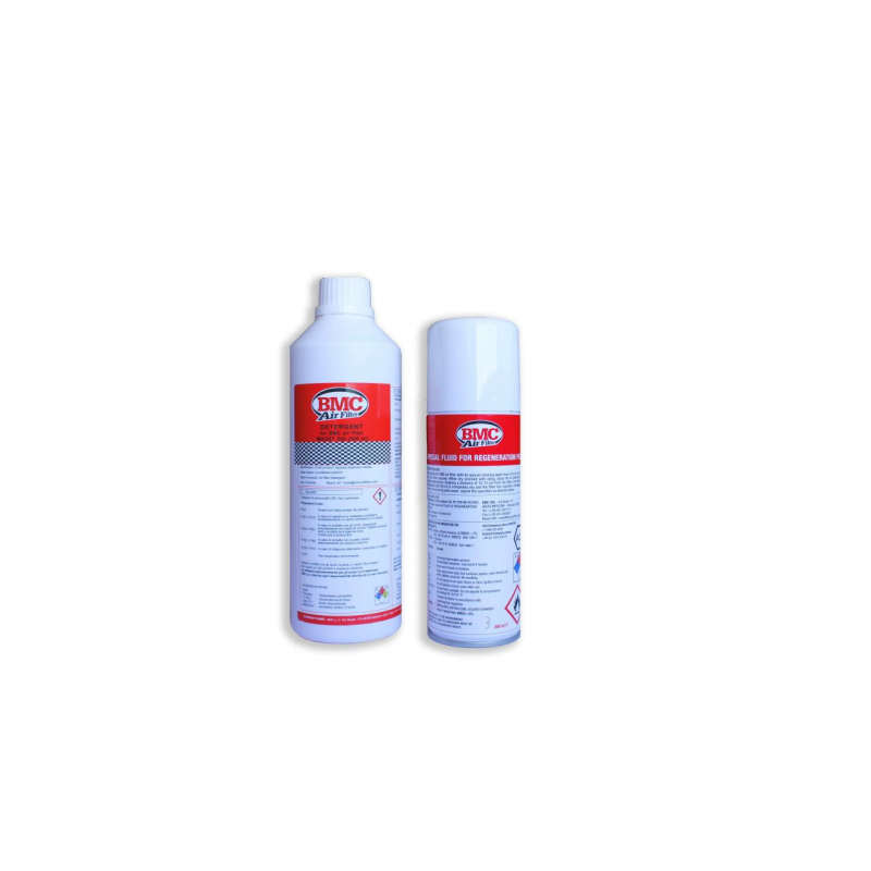 Kit de limpieza de filtro BMC detergente + aceite en aerosol