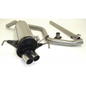 Línea de escape Deportiva acero inox Alfa Romeo 156 2.5l V6 (141Kw/192Cv) 1997 - 2006 (SEDAN + SPORTWAGON)