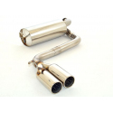 Silencioso trasero en acero inox Alfa Romeo Spider / GTV 3.0l V6 (162Kw/220Cv) 1995 - 2005