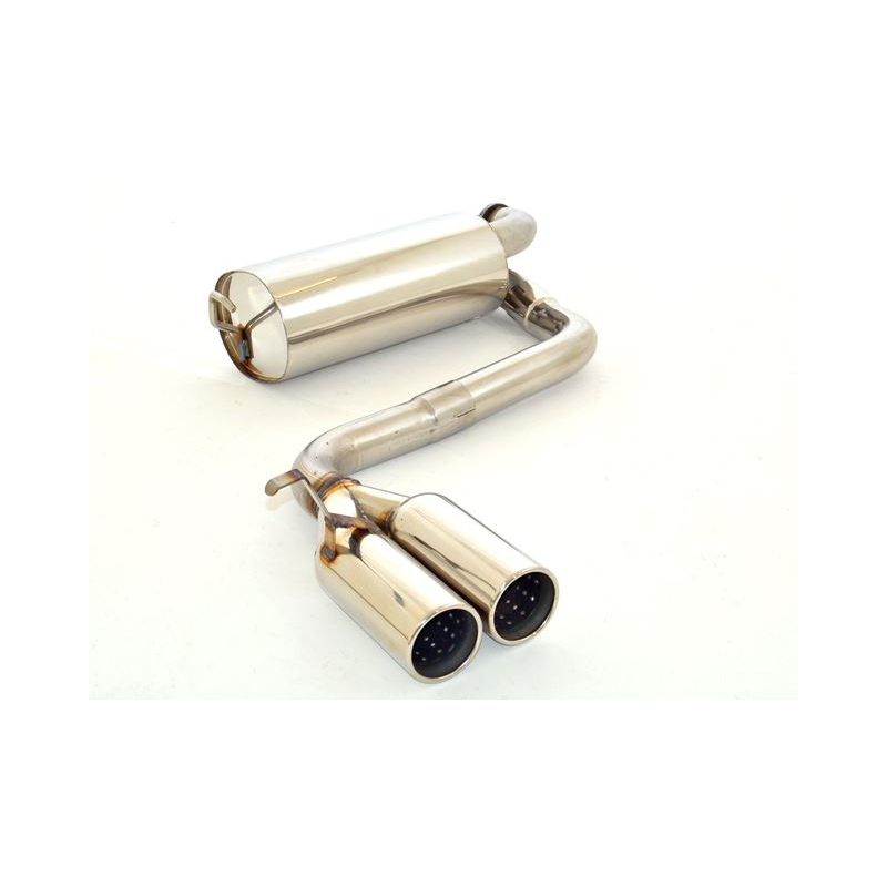 Silencioso trasero en acero inox Alfa Romeo Spider / GTV 3.0l V6 (162Kw/220Cv) 1995 - 2005