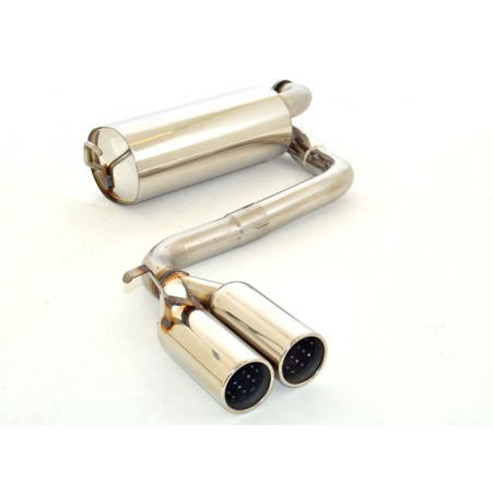 Silencioso trasero en acero inox Alfa Romeo Spider / GTV 3.0l V6 (162Kw/220Cv) 1995 - 2005