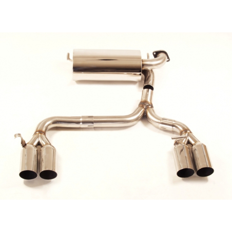 Silencioso Duplex trasero en acero inox Alfa Romeo Spider / GTV 3.0l V6 (162Kw/220Cv) 1995 - 2005