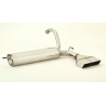 Silencioso trasero en acero inox Peugeot 107 1.0l 12V (50Kw/68Cv) 2005 - 2014