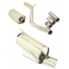 Línea de escape Deportiva acero inox Peugeot 206 2.0 16V (100kW/136CV) 09/1998 - 02/2009