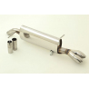 Silencioso trasero en acero inox Peugeot 207 1.4 HDI (50kw/68Cv) 2006 - 2015