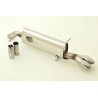 Silencioso trasero en acero inox Peugeot 207 SW 1.4l 16V (65Kw/88Cv) 2007 - 2015