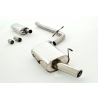 Línea de escape Deportiva acero inox Peugeot 406 SW 2.0l 16V (100Kw/137Cv) 1996 - 2004