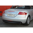 Línea de escape Duplex Deportiva acero inox 76mm Audi TT 8J 2.0l TFSI (147Kw/200Cv) 2006 - 2014 Coupe & Roadster