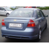 Silencioso trasero en acero inox Chevrolet Aveo T250 1.2l (62kw/84Cv) Berlina 2008 - 2011
