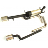 Escape trasero Duplex en acero Inox Chevrolet Aveo T250 1.2l (62kw/84Cv) Berlina 2008 - 2011