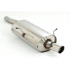 Escape trasero en acero Inox Bmw E46 316i 1.9 (77kw/105Cv) 1998 - 2006