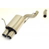 Silencioso trasero en acero inox Bmw E46 318ti 2.0i (105kw/143Cv) 1998 - 2006 Compact