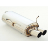 Silencioso trasero en acero inox Bmw E46 323i 2.5i (125kw/170Cv) 1998 - 2006