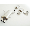 Línea de escape Deportiva acero inox Bmw E46 330i 3.0i (170kw/231Cv) 1998 - 2006